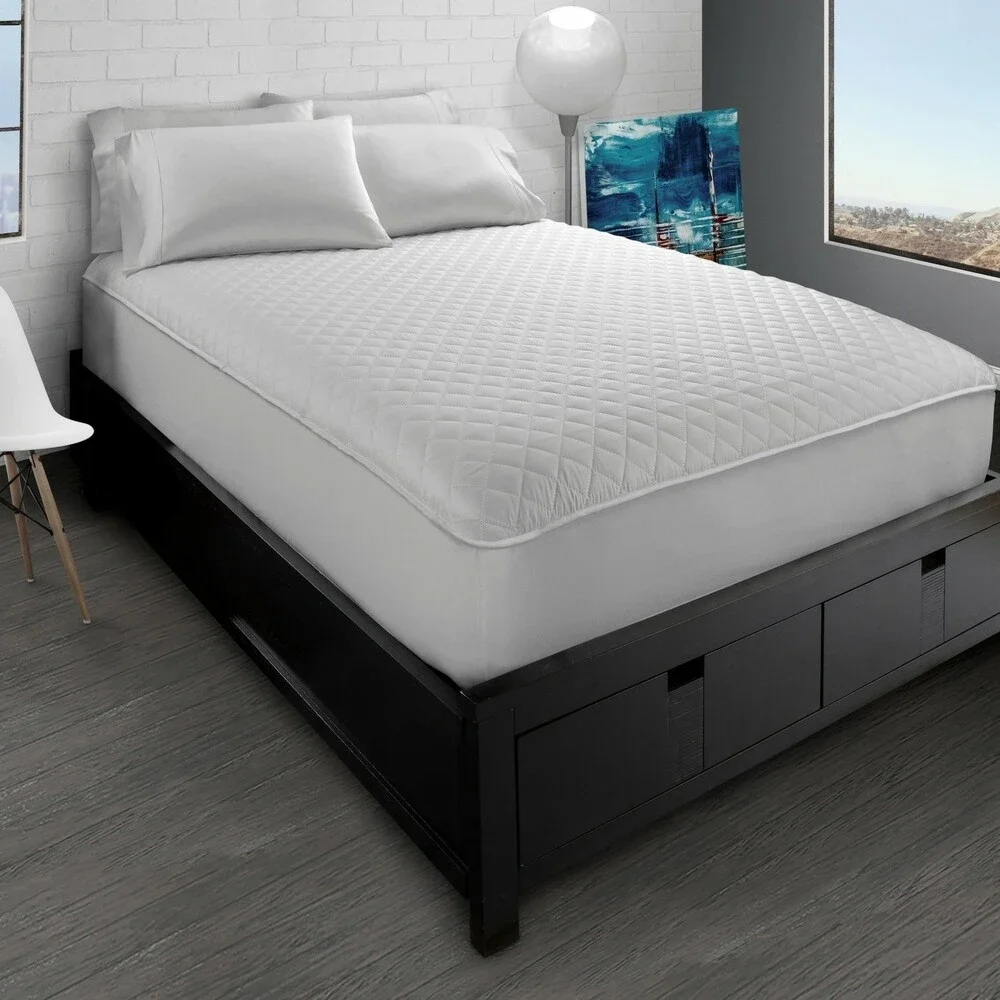 Ella Jayne Classic EJHMPCQ2 Mattress Protector Unisex King White Quilted KFC1025